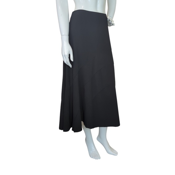 NIC+ZOE Black Flared A-line Midi Skirt NWT - Picture 5 of 13